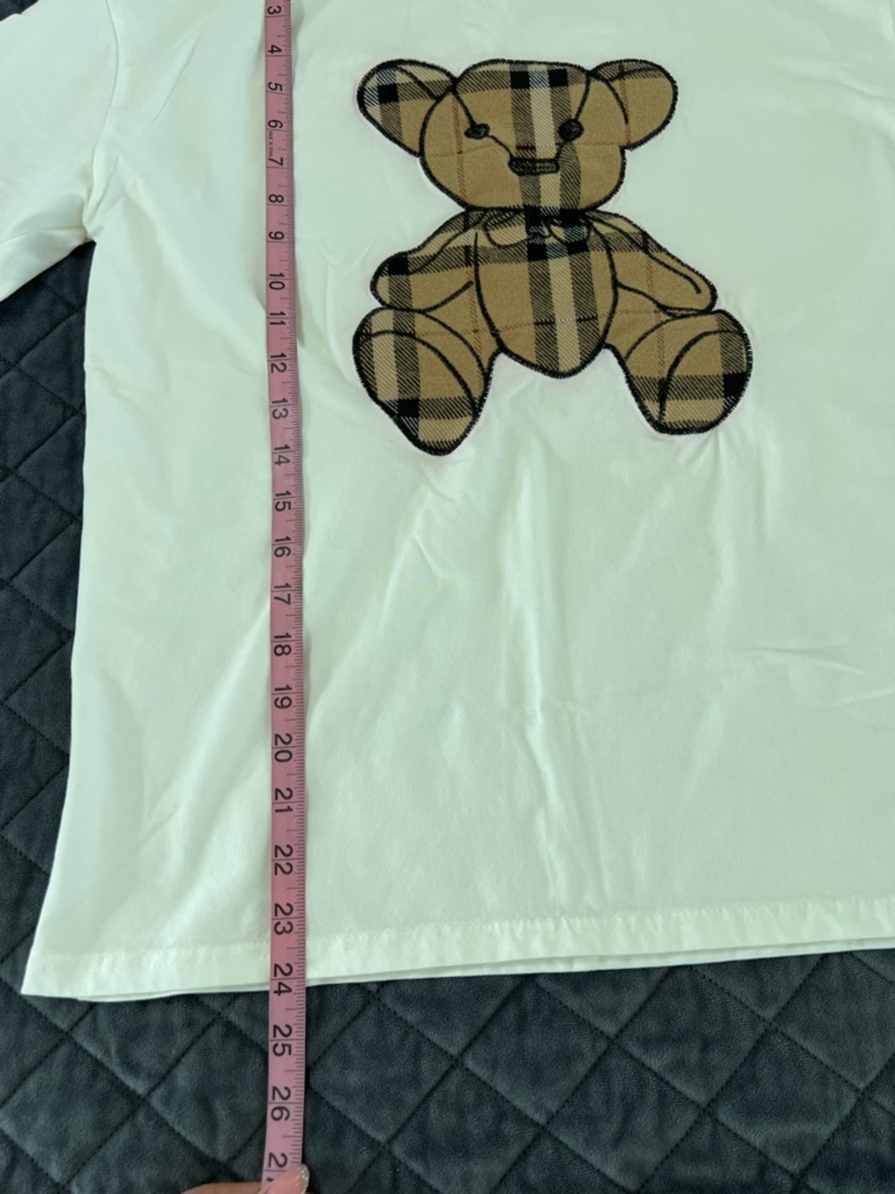 Burberry bear shirt men’s small embroidered tee T-Shirt B6 - Picture 2 of 9